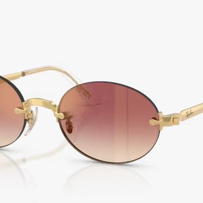 Óculos Solar RAY BAN RB3929 (A$AP ROCKY) 54-20 001/8H (Dourado Brilhante)