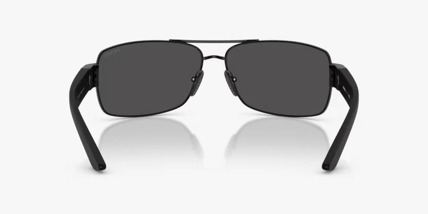 Óculos Solar PRADA LINEA ROSSA OPS B52S 65-14 1AB06F (Preto Brilhante/Hastes Preto Fosco)