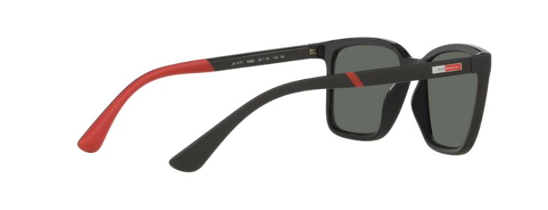 Óculos Solar JEAN MONNIER OJ8 4171 55-18 M680 (Preto Fosco e Vermelho/G15) N097 (Preto Fosco e Azul/Azul) - Preto Fosco e Vermelho