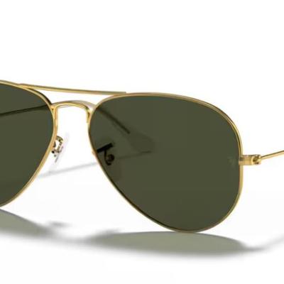 Óculos Solar RAY BAN RB3025L (AVIATOR LARGE METAL) 58-14 L0205 (Metal Dourado/G15)
