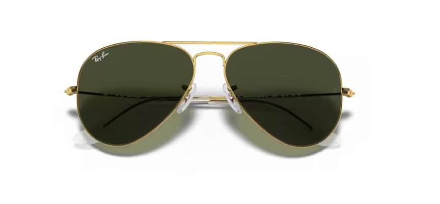 Óculos Solar RAY BAN RB3025L (AVIATOR LARGE METAL) 58-14 L0205 (Metal Dourado/G15)