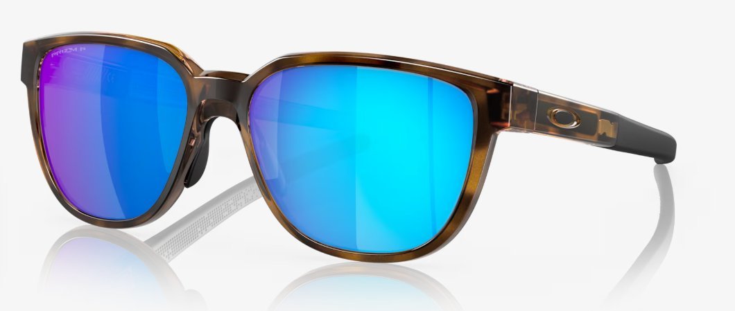 Óculos Solar Esportivo OAKLEY OO9250 (ACTUATOR) 57-16 04 (Acetato Marrom Translúcido/Prizm Polarizado Azul Espelhado)