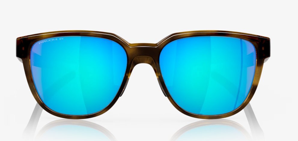 Óculos Solar Esportivo OAKLEY OO9250 (ACTUATOR) 57-16 04 (Acetato Marrom Translúcido/Prizm Polarizado Azul Espelhado)