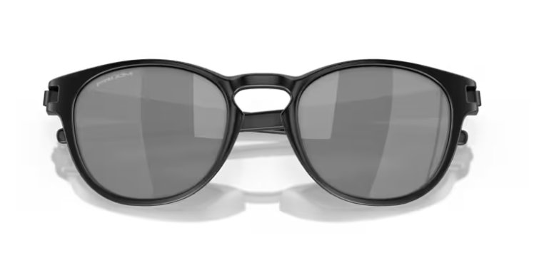 Óculos Solar Esportivo OAKLEY OO9265 (LATCH) 53-21 2753 (Acetato Preto Fosco/Prizm Cinza Espelhado Prata) 2253 (Acetato Marrom Tartaruga Fosco/Prizm Cinza Espelhado Prata) - Preto Fosco