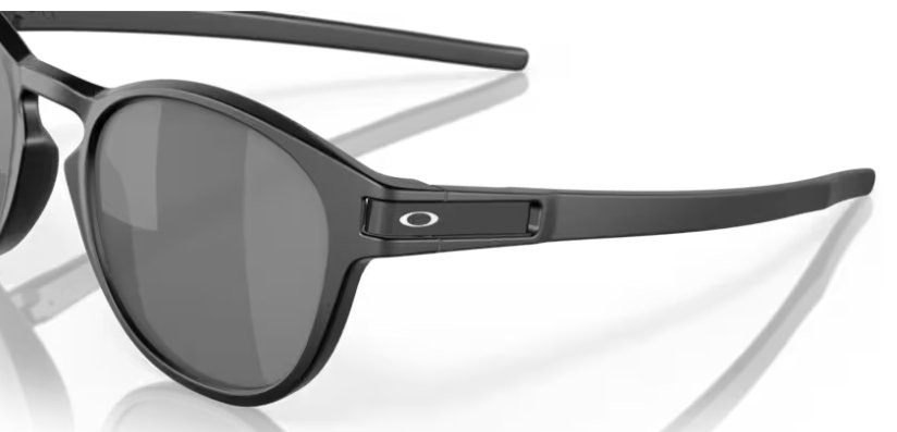 Óculos Solar Esportivo OAKLEY OO9265 (LATCH) 53-21 2753 (Acetato Preto Fosco/Prizm Cinza Espelhado Prata) 2253 (Acetato Marrom Tartaruga Fosco/Prizm Cinza Espelhado Prata) - Preto Fosco