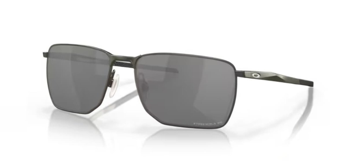 Óculos Solar Esportivo OAKLEY OO4142 (EJECTOR) 58-16 0358 (Metal Grafite Fosco/Prizm Polarizado Cinza Espelhado Prata)
