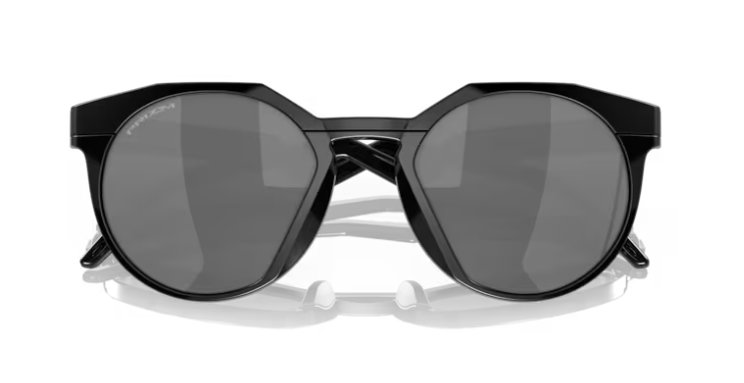 Óculos Solar Esportivo OAKLEY OO9242 (HSTN) 52-21 0152 (Acetato Superior Preto Fosco e Inferior Preto Brilhante/Prizm Espelhado Prata) 0752 (Acetato Superior Marrom Escuro e Inferior Marrom Claro Translúcido/Prizm Marrom) - Preto Superior Fosco e Inferior Brilhante