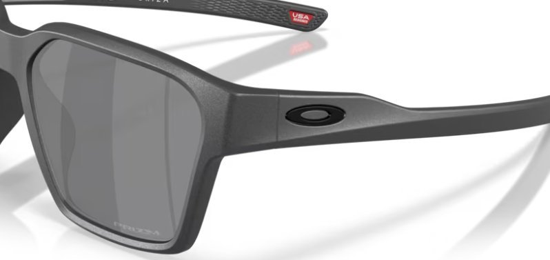 Óculos Solar Esportivo OAKLEY OO9497L (BRIZA) 58-16 0358 (Acetato Grafite Metálico Fosco/Prizm Espelhado Prata)