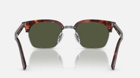 Óculos Solar Persol 3199-S 53-20 24/31 (Armação Metal Grafite e Acetato Marrom Tartaruga/Cristal G15)