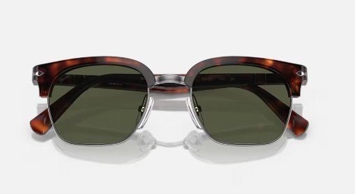 Óculos Solar Persol 3199-S 53-20 24/31 (Armação Metal Grafite e Acetato Marrom Tartaruga/Cristal G15)