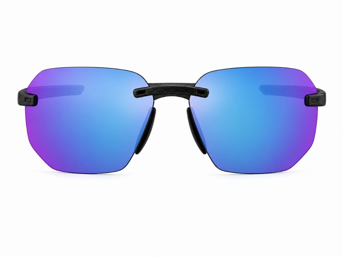 Óculos Solar PRADA LINEA ROSSA SPS 09W 62-14 13C-08R (Armação Acetato Cinza Translúcido Fosco/Lentes Verde Azul Espelhado)