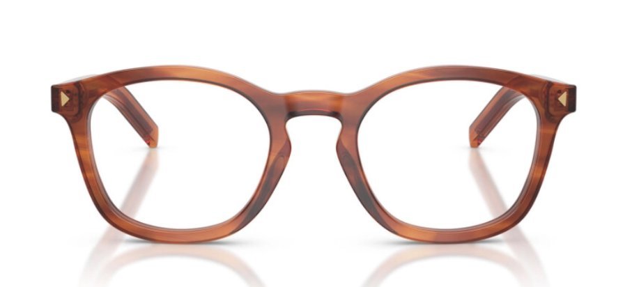 Óculos Receituário PRADA VPR C04 51-22 27F-1O1 (Acetato Marrom Mesclado)