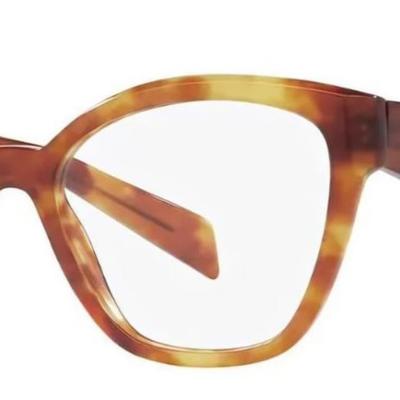 Óculos Receituário PRADA VPR 20Z 54-17 10L-1O1 (Acetato Marrom Mesclado)