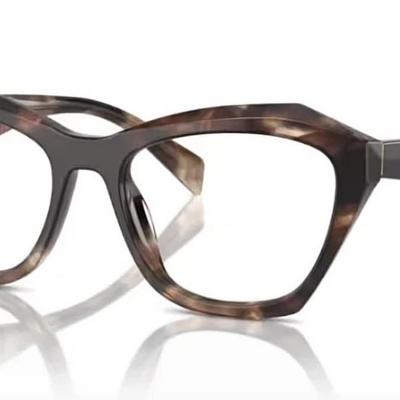 Óculos Receituário PRADA VPR A20 54-18 14P-1O1 (Acetato Marrom Mesclado)