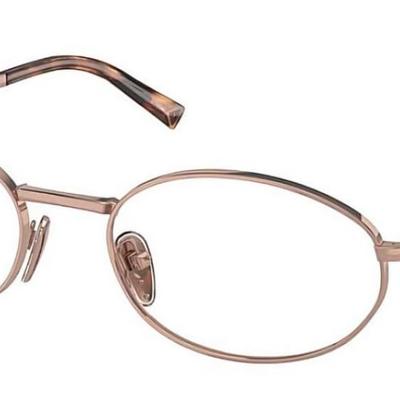Óculos Receituário PRADA VPR A57 54-19 ZVF-1O1 (Metal Dourado Rosê)