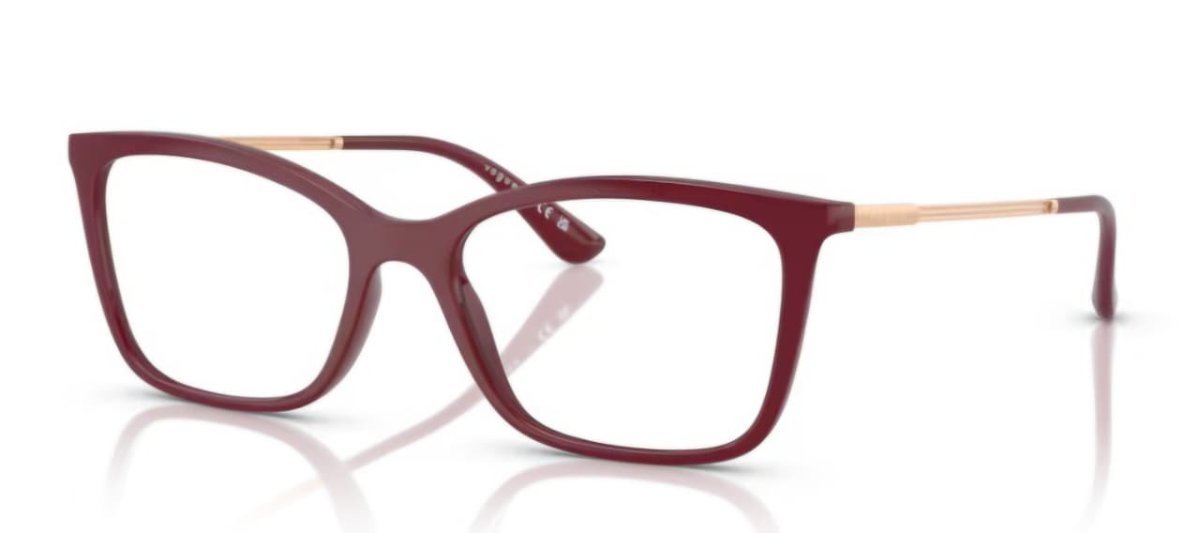 Óculos Receituário VOGUE VO 5563 53-17 2990 (Acetato Caramelo Transparente) 2875 (Acetato Vinho)