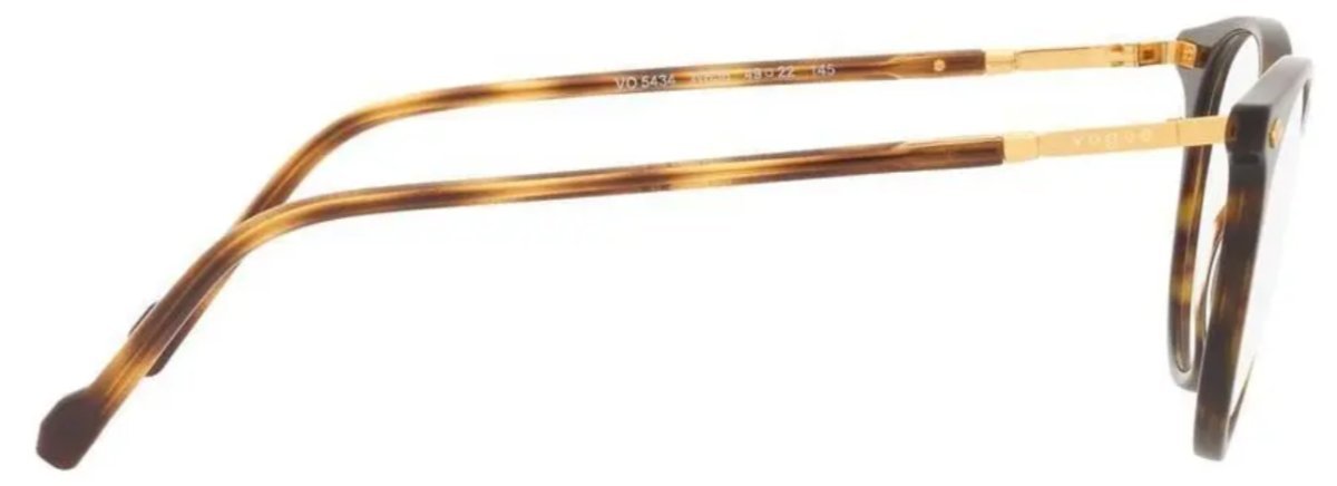 Óculos Receituário VOGUE VO 5434 49-22 W656 (Acetato Marrom Tartaruga)