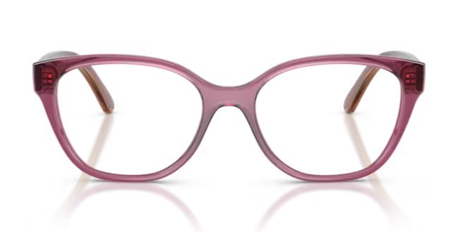 Óculos Receituário VOGUE VO 5712 53-17 3227 (Acetato Roxo Translúcido/Hastes Mescladas Roxo e Caramelo)