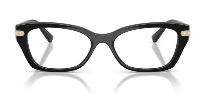 Óculos Receituário VOGUE VO 5704B 54-17 W44 (Acetato Preto Brilhante) 2940 (Acetato Marrom Translúcido) 3286 (Acetato Vinho Transparente) - 